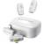Hollyland LARK A1 Combo (Ivory White, USB-C + Lightning) - zestaw, bezprzewodowy system audio